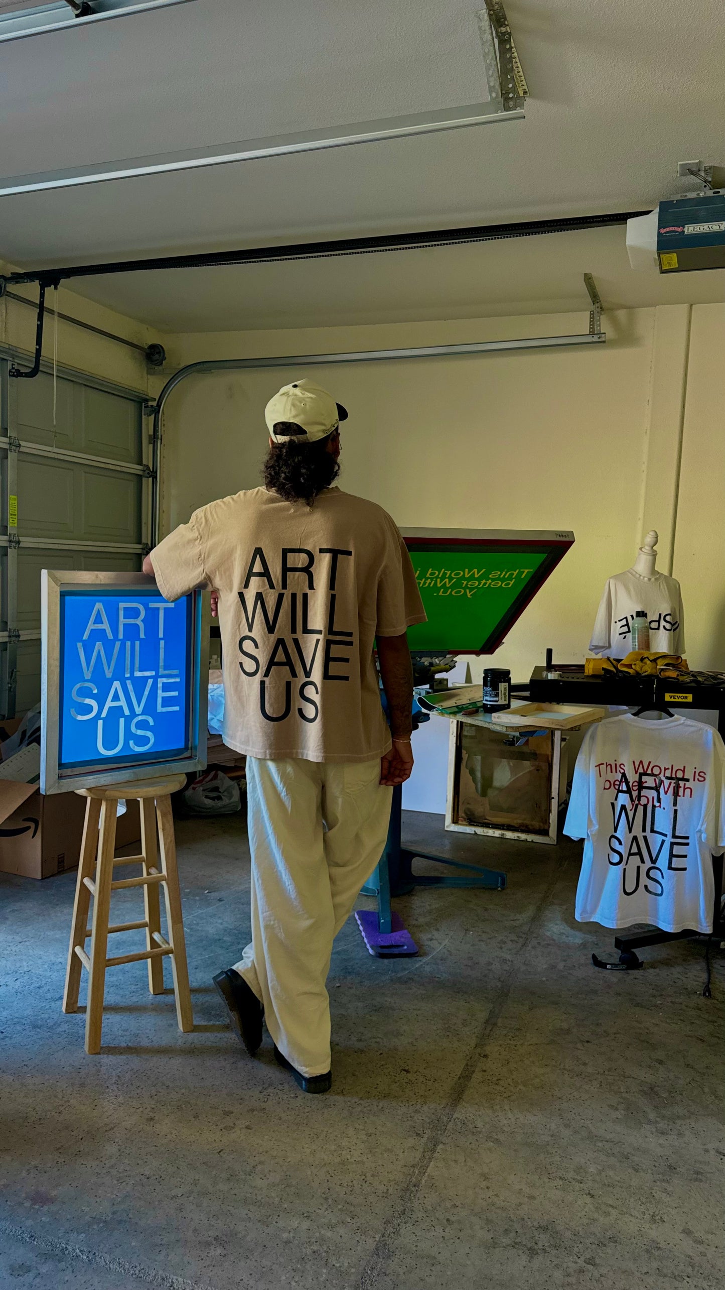 ART WILL SAVE US T-SHIRT